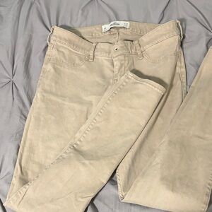 Hollister Women's Tan Skinny Jeans
